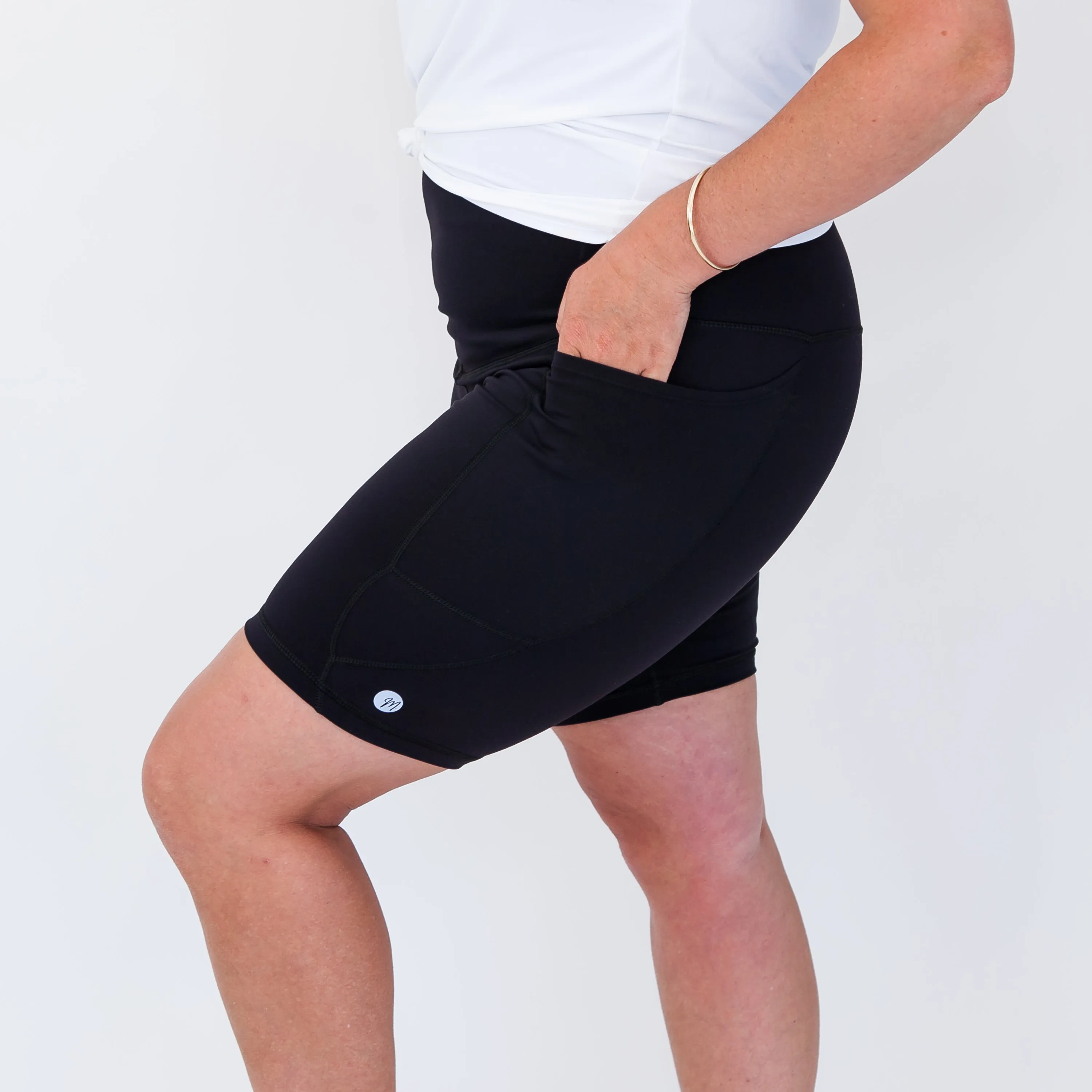 Milkbar Active Leggings - Extra High Waist Shorts | Black