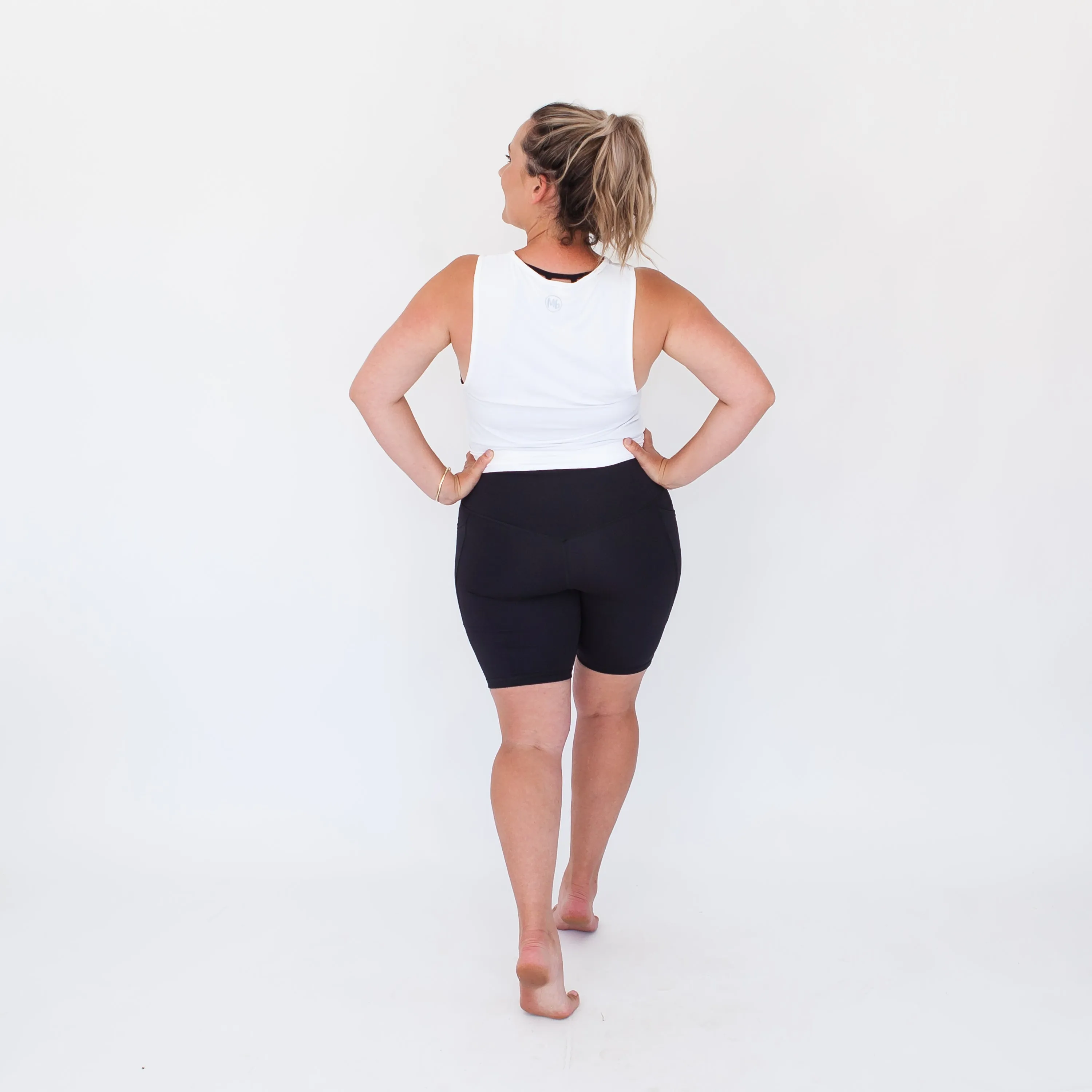 Milkbar Active Leggings - Extra High Waist Shorts | Black