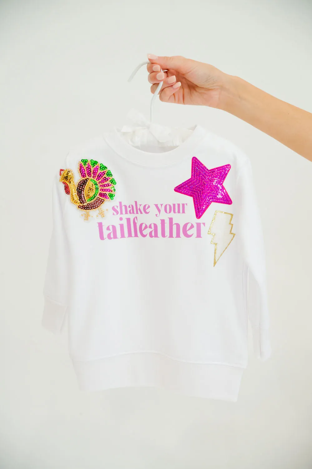 MINI KIDS SHAKE YOUR TAIL FEATHER PULLOVER