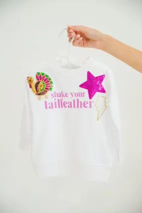 MINI KIDS SHAKE YOUR TAIL FEATHER PULLOVER