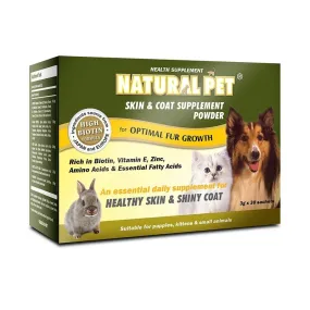 Natural Pet Skin & Coat Supplement Powder