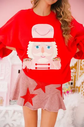 NUTCRACKER RED PULLOVER