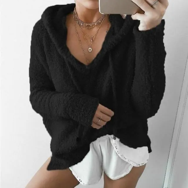 Oversized Fuzzy Hoodie