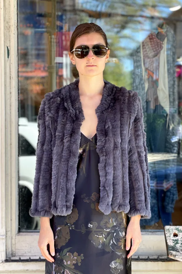 Rosa Fur Jacket - Galaxy