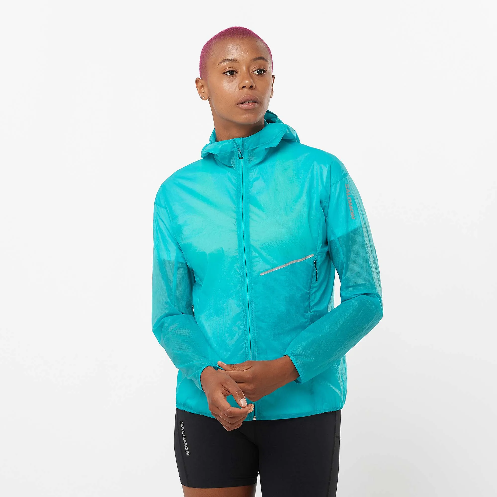 Salomon | Women's Sense Aero Wind Jacket - Peacock Blue