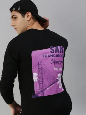 SAN FRANCISCO Black Back Graphic Printed Tshirt