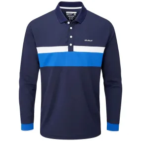 Stuburt Motion Long Sleeve Polo Shirt - Midnight