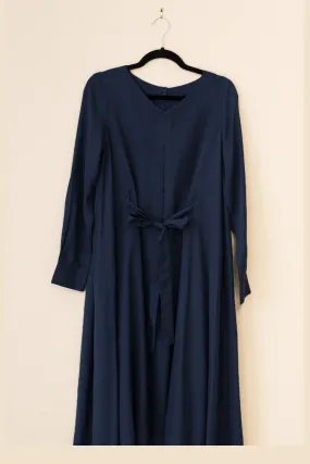 Swing Dress - Navy Crepe (Size Small Only)