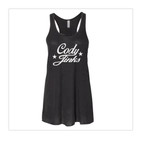 T-Shirt - Ladies - Tank: "Script" (Black)