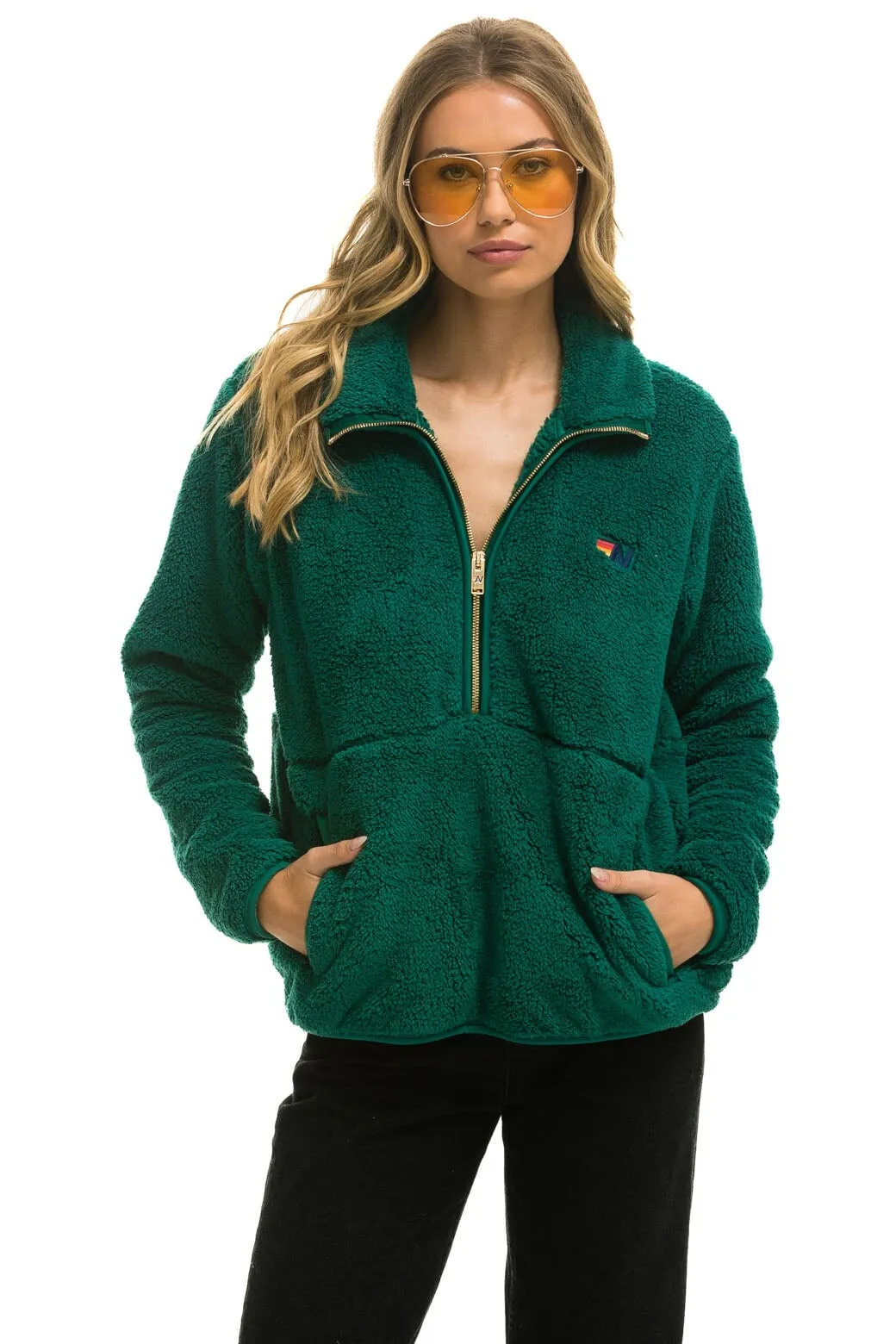 TEDDY UNISEX HALF ZIP JACKET - AMAZON