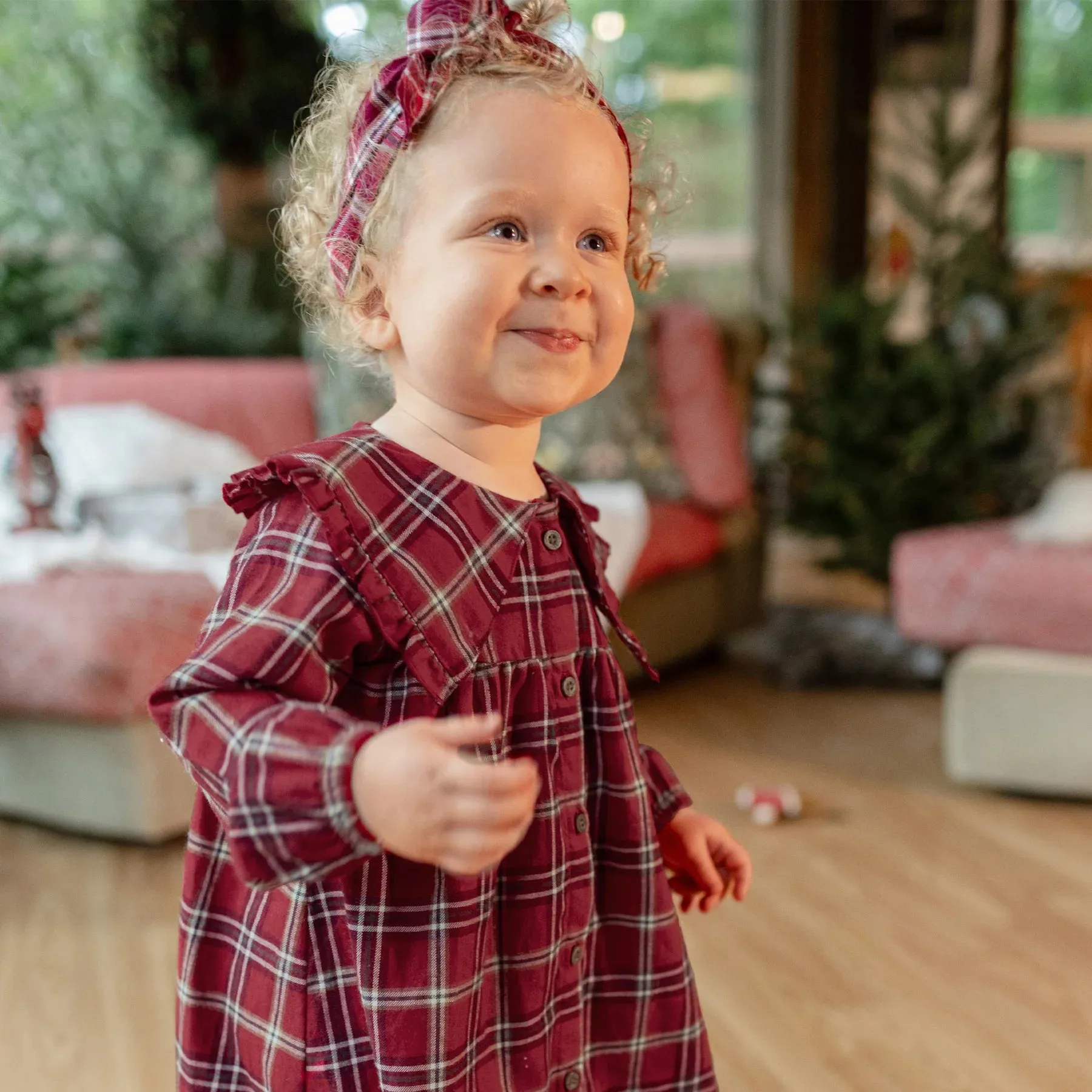 The Ariah Plaid Dress - BABY