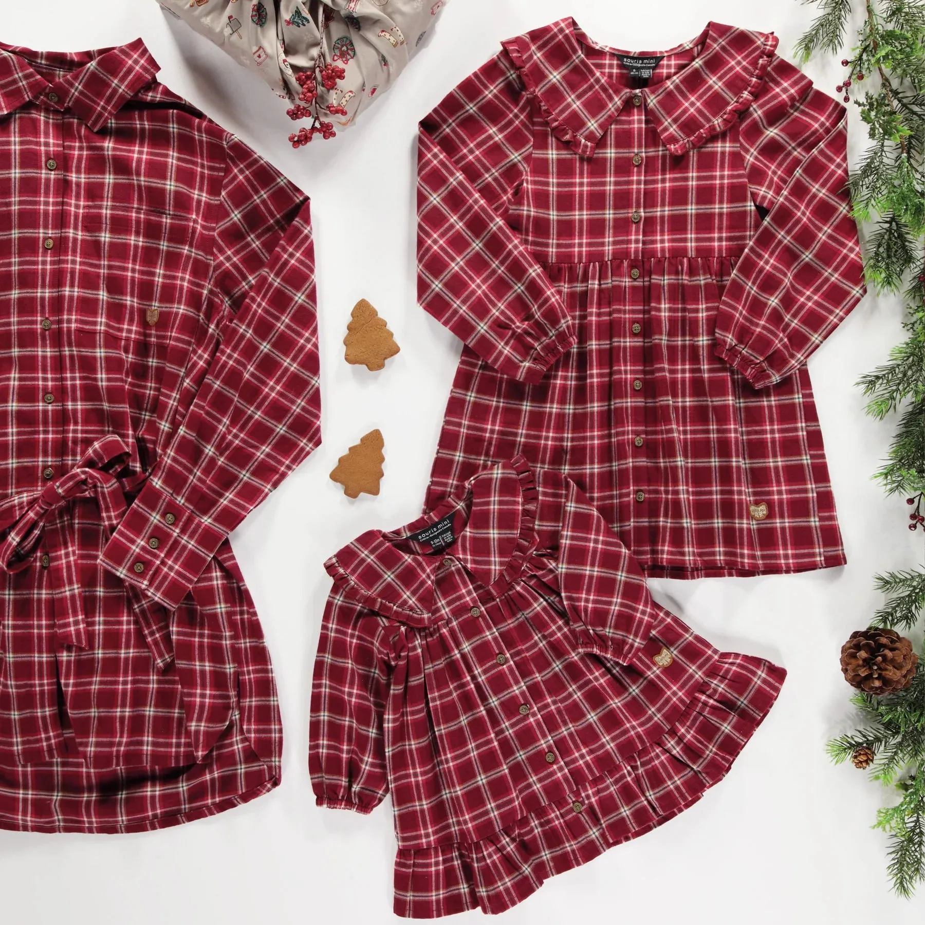 The Ariah Plaid Dress - BABY