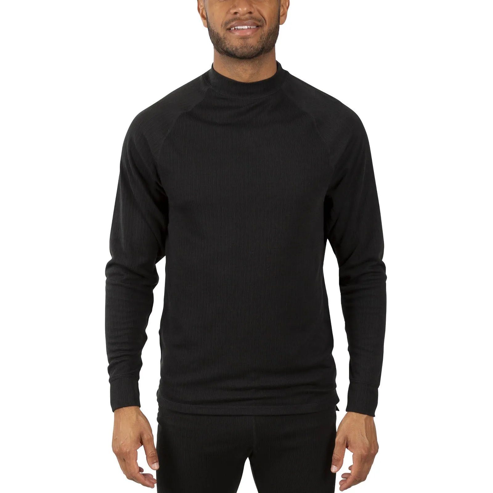 Trespass Adults Flex360 Long Sleeve Thermal T-Shirt - Black