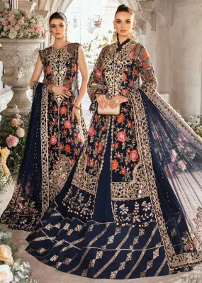 Unstitched Mbroidered Wedding Formals 2024 by Maria B | BD-2808