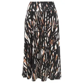 Ursula Elastic Waist Midi Skirt - Briar Print