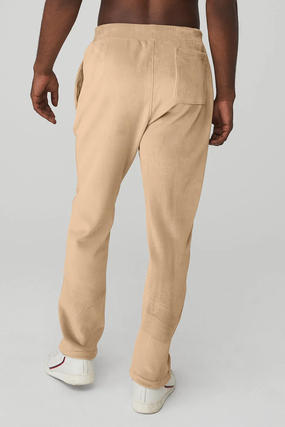 Velour Baller Pant - Sand Dune