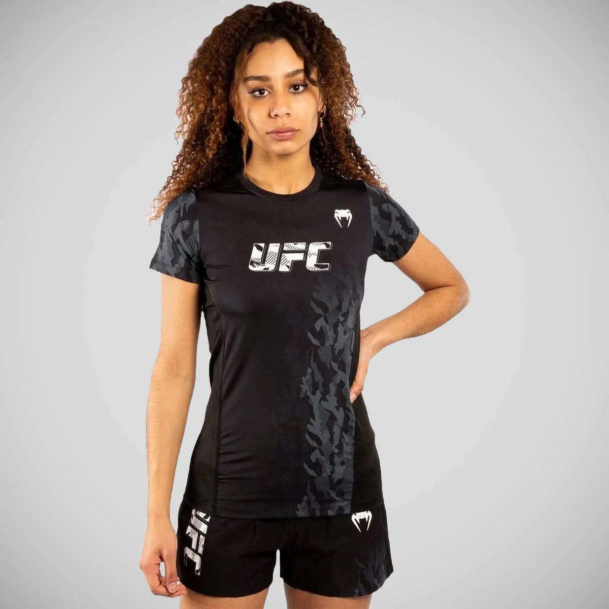 Venum UFC Authentic Fight Week Women's Dry Tech T-Shirt Black