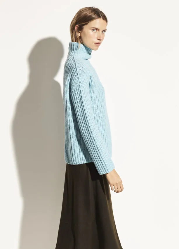 Vince - Lofty Rib Turtleneck Sweater in Aria