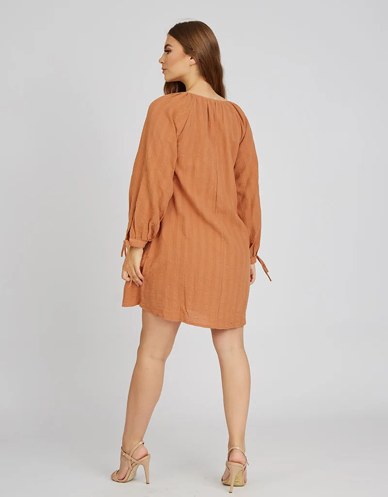 Viva Linen Short Dress