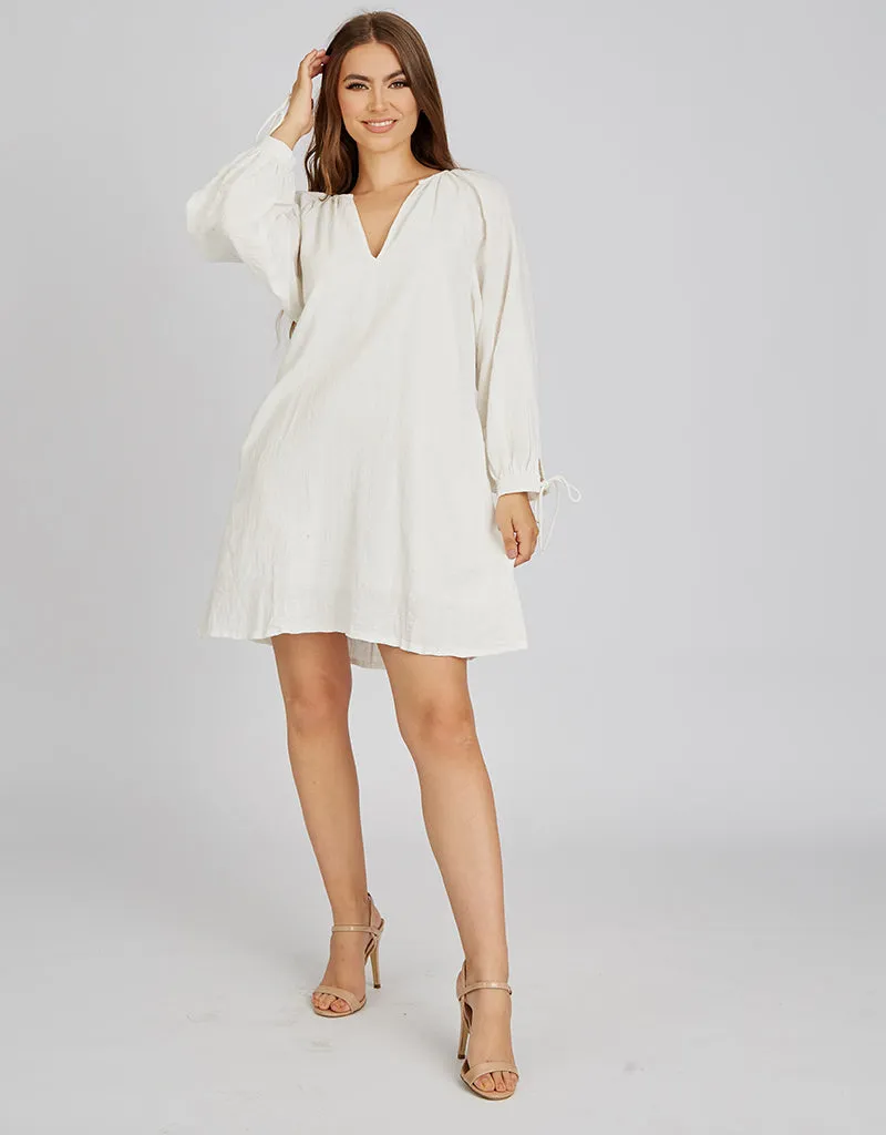 Viva Linen Short Dress