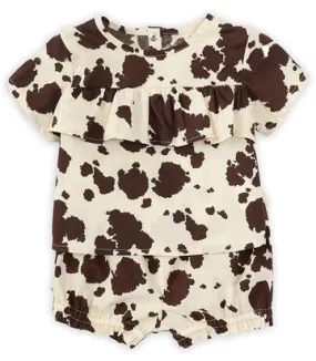 Wrangler Baby Cow Print Set